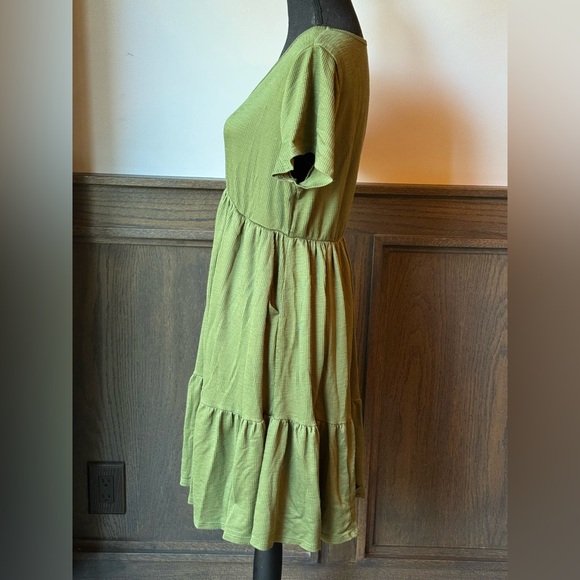 TORRID Size 00 Mini Rib Knit Babydoll Skater Dress 6049E1M - Picture 2 of 7